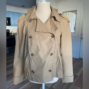 Madewell Short Trench Coat Size Medium